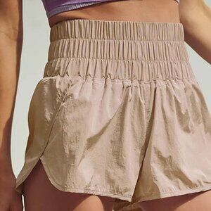 Free People Movement Tan The Way Home High Rise Active Shorts‎